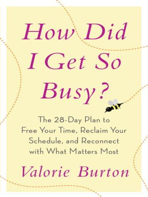 cover image of How Did I Get So Busy?